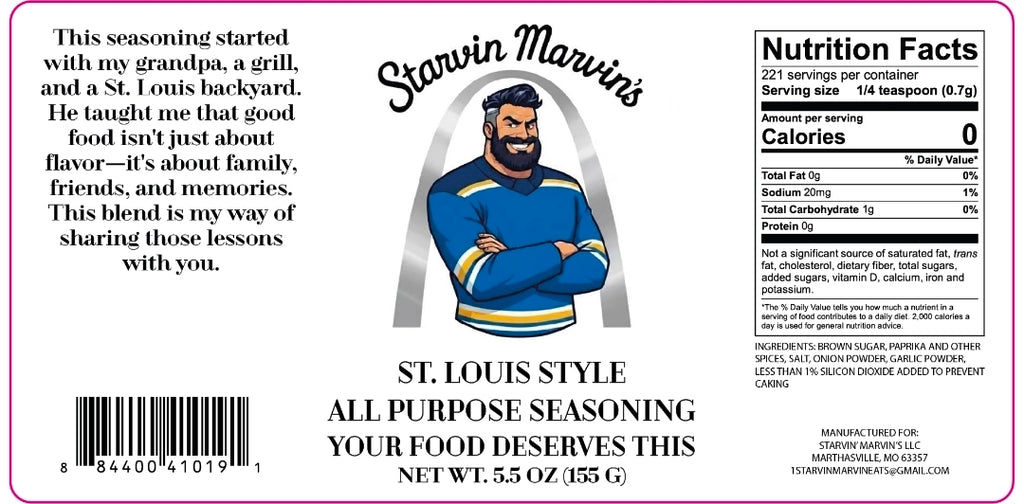 St. Louis Style 5.5oz seasoning
